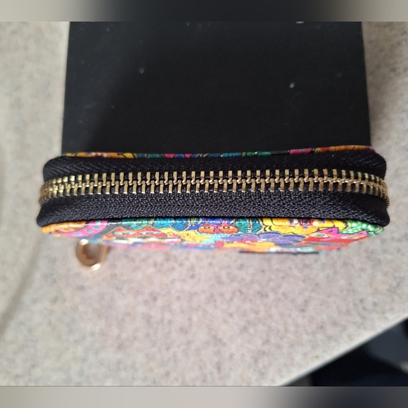 Laurel Burch Laurels Garden RFID Zipper Wallet EUC - Picture 7 of 7
